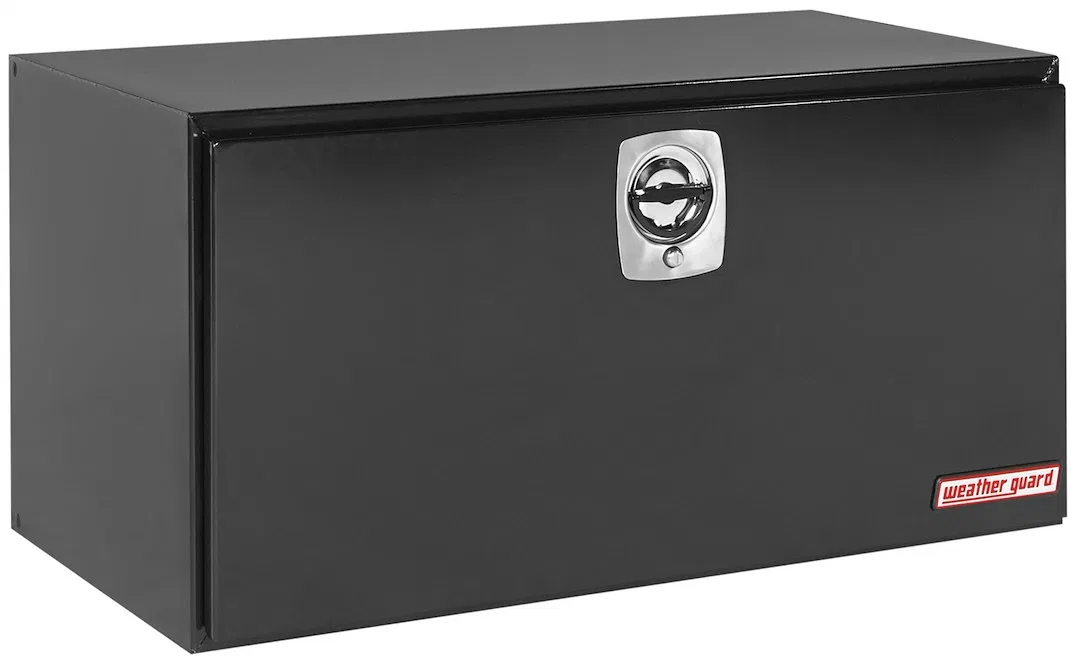 550-5-02 – WEATHERGUARD Tool Box, Underbed Single Door Smooth Black Steel 48-1/8 Inch Length x 24-1/4 Inch Width x 24...